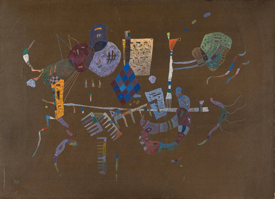 Um die Linie - Vassily Kandinsky