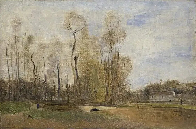 Auvers-sur-Oise : Das Pferd bei Daubigny - Jean-Baptiste Camille Corot