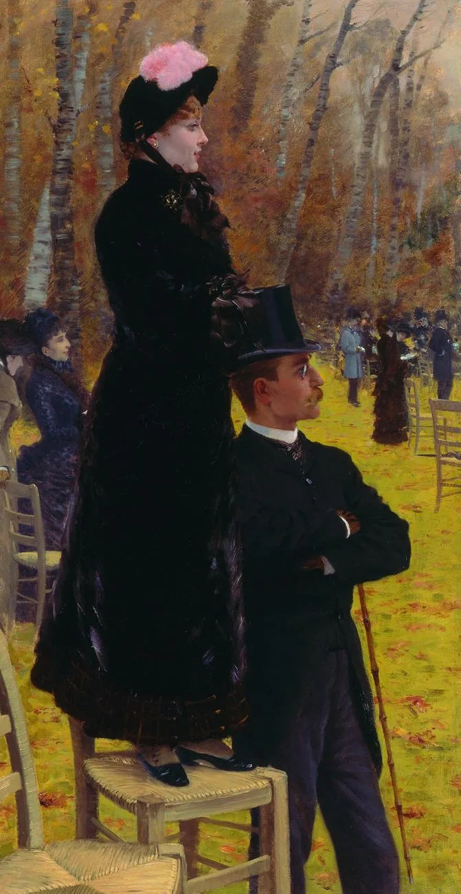Bei den Rennen von Auteuil - Auf dem Stuhl - Giuseppe De Nittis