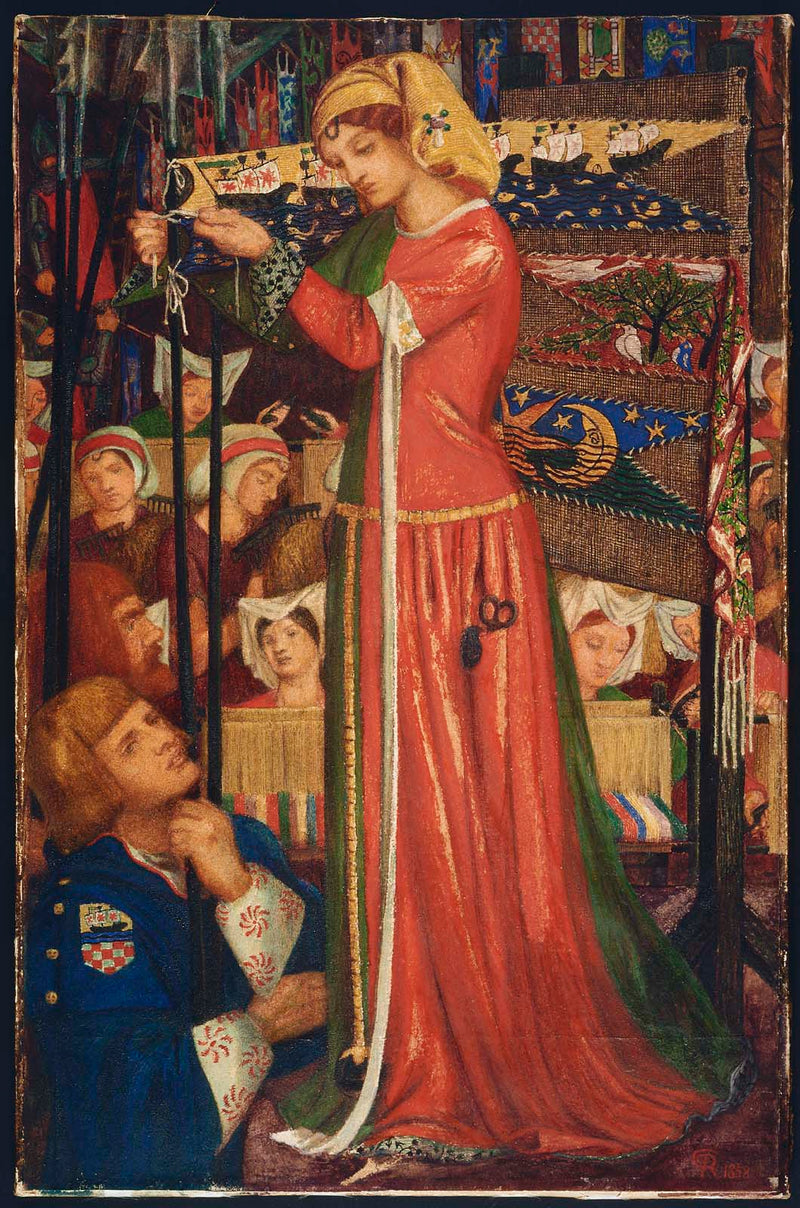 Vor der Schlacht - Dante Gabriel Rossetti