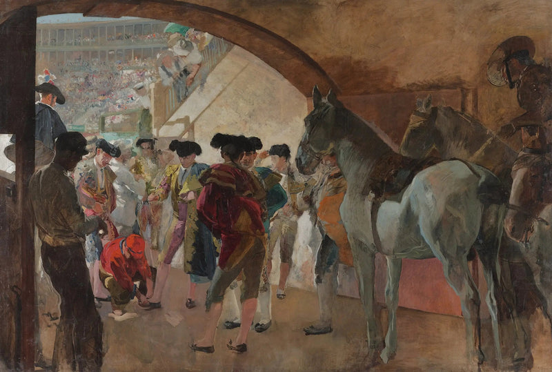 Vor der Corrida - Joaquín Sorolla