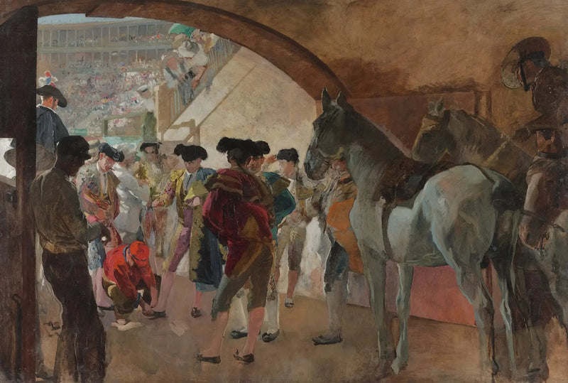 Vor der Corrida - Joaquín Sorolla