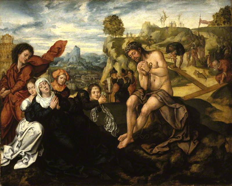 Avant la crucifixion - Bernard van Orley image 1 reproduction artisanale de tableau