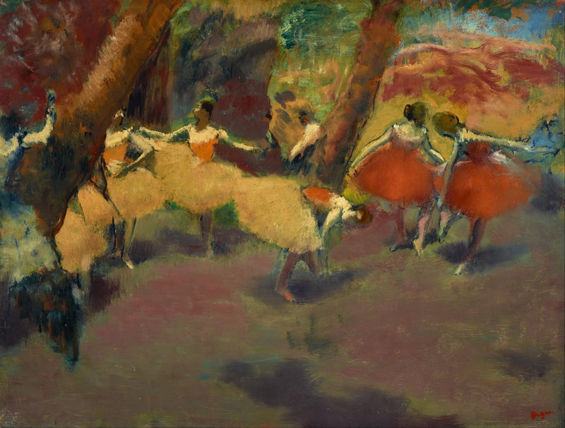 Vor der Aufführung - Edgar Degas