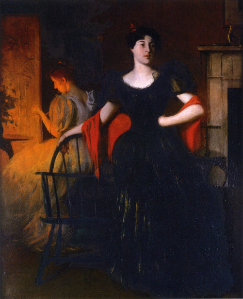 Avant le bal - Frank Weston Benson image 1 reproduction d’œuvre d’art à l’huile