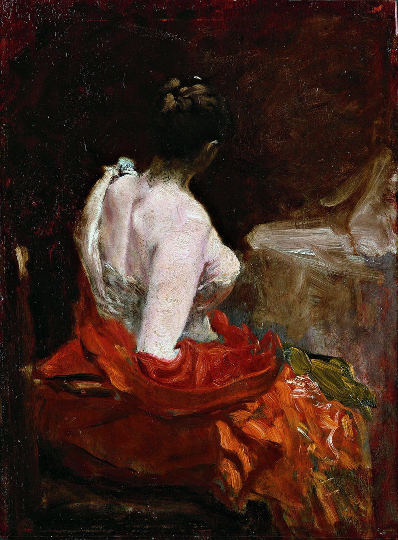 Vor dem Ballon - Giuseppe De Nittis