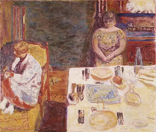 Vor dem Abendessen - Pierre Bonnard