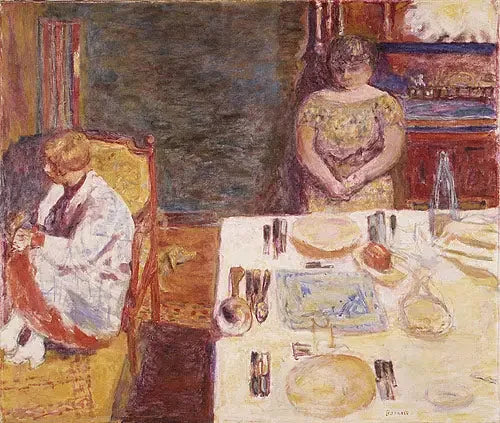 Vor dem Abendessen - Pierre Bonnard
