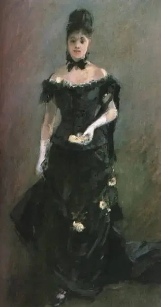 Vor dem Theater - Berthe Morisot