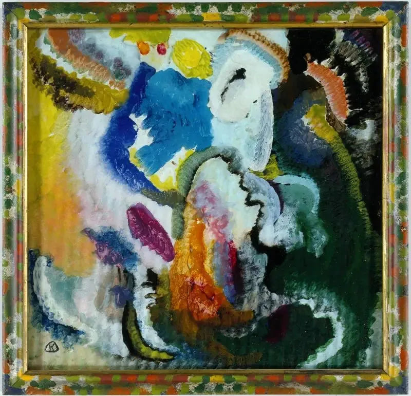 Mit Reiter - Vassily Kandinsky