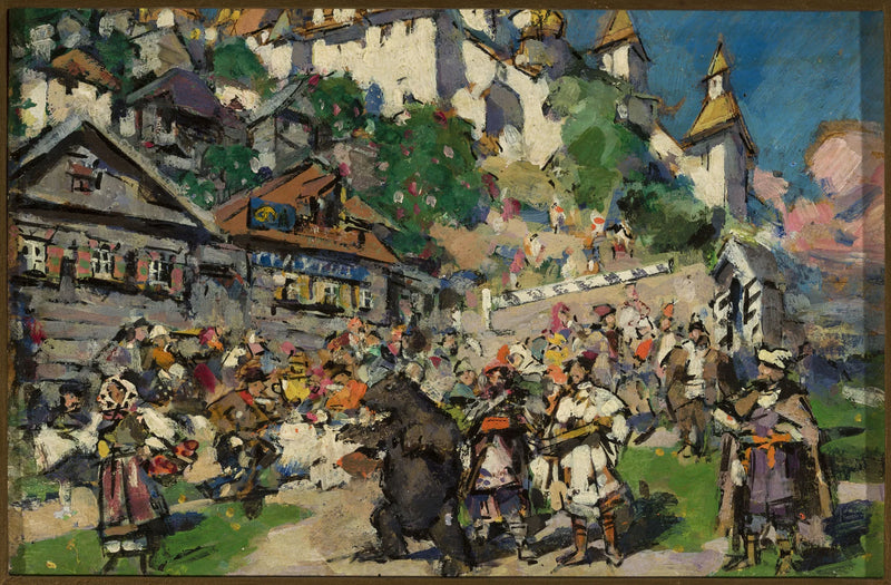 Mit Bären in Sibirien - Konstantin Korovin