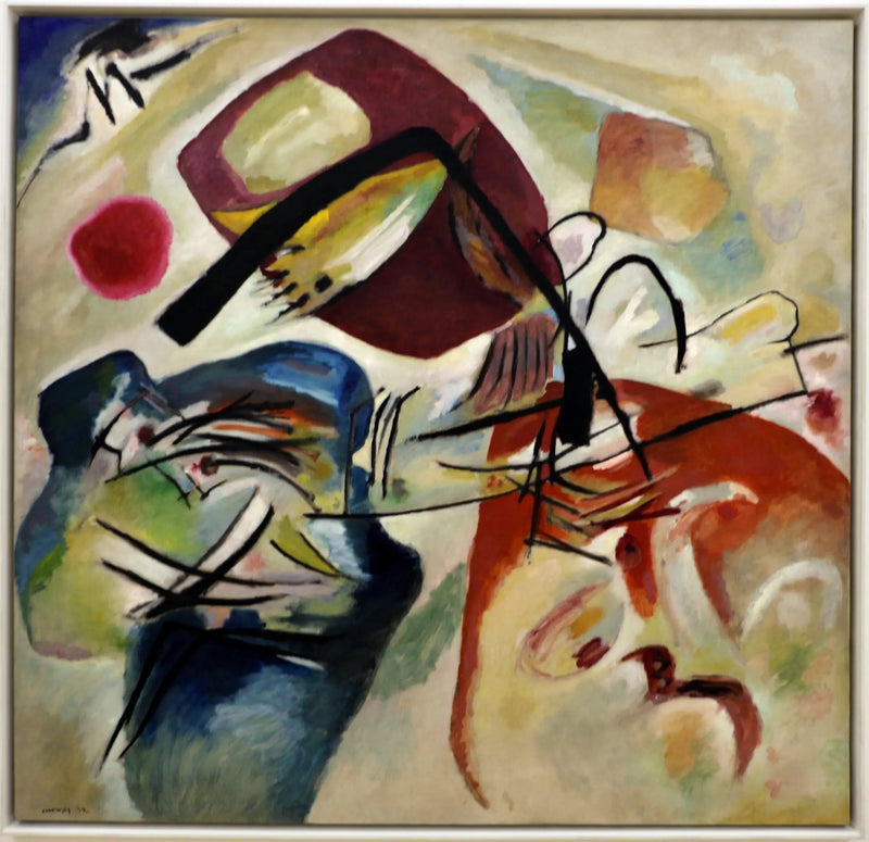 Mit dem schwarzen Bogen - Vassily Kandinsky