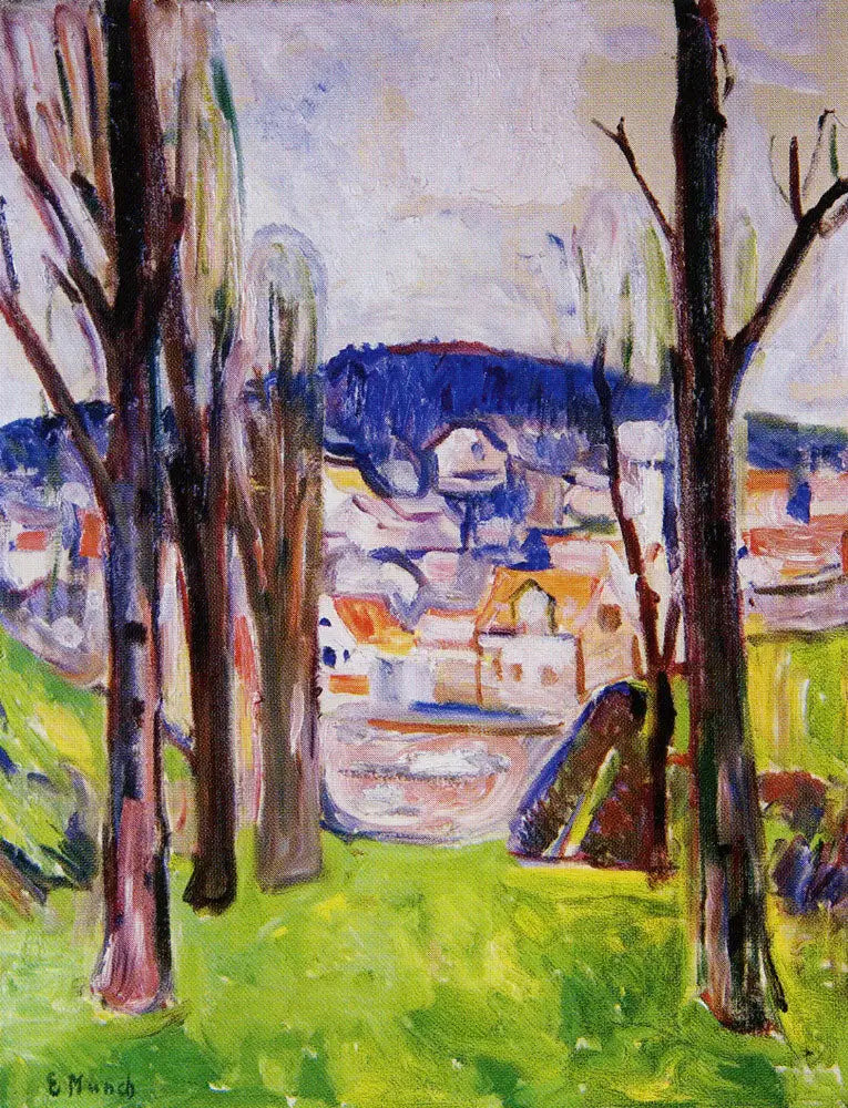 Avenue in Kragerø - Edvard Munch