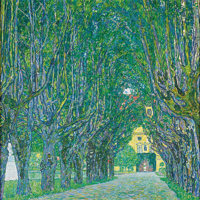 Allee im Park von Schloss Kammer - Gustav Klimt