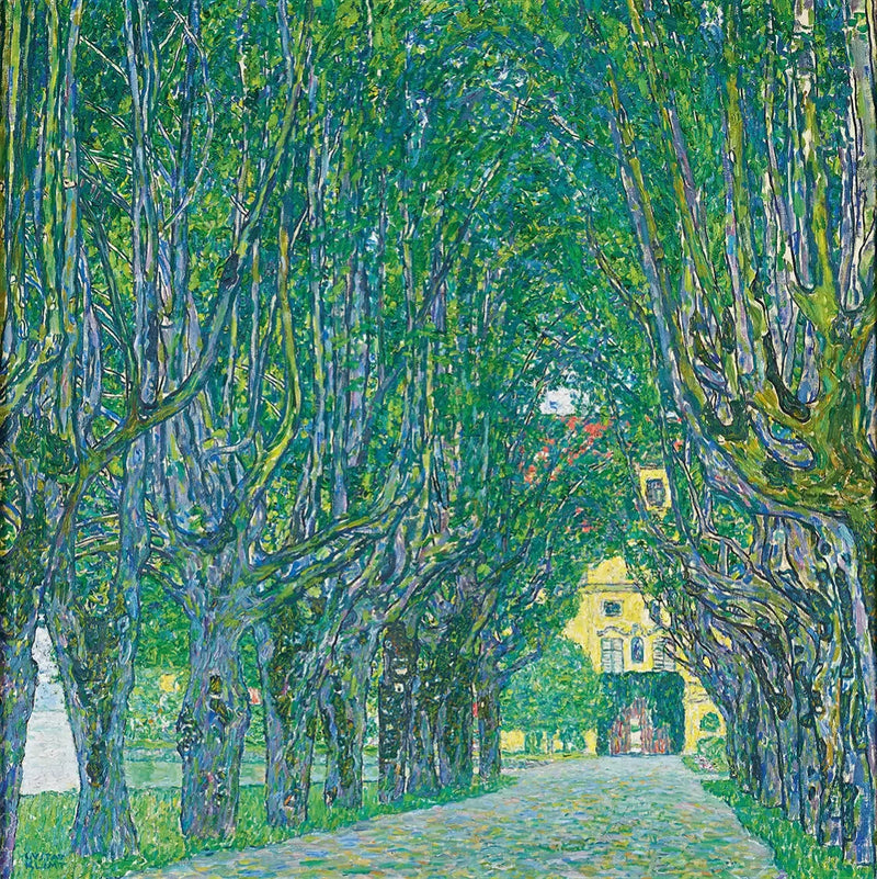 Allee im Park von Schloss Kammer - Gustav Klimt