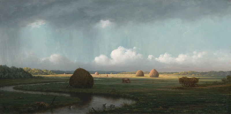Plötzliche Rückseiten, Sumpfgebiet von Newbury - Martin Johnson Heade