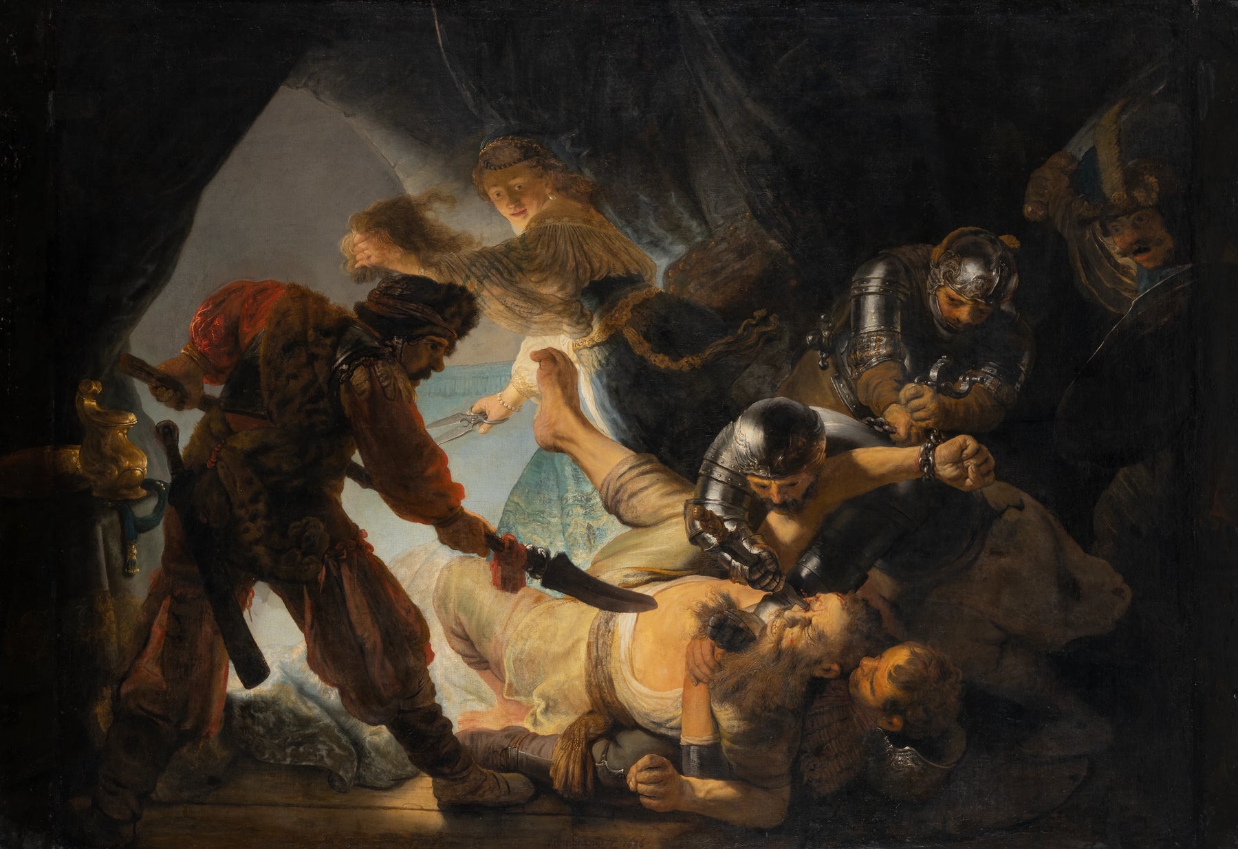 L’Aveuglement de Samson — Rembrandt