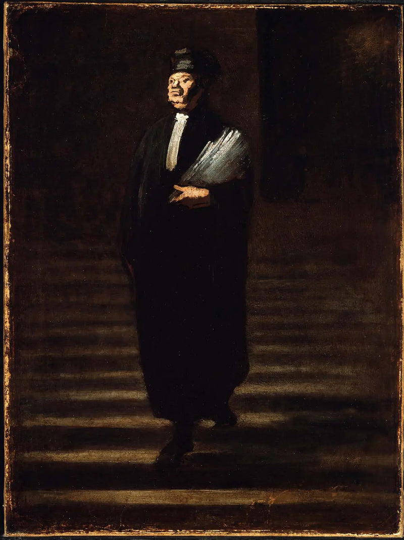 Triumphierender Anwalt - Honoré Daumier