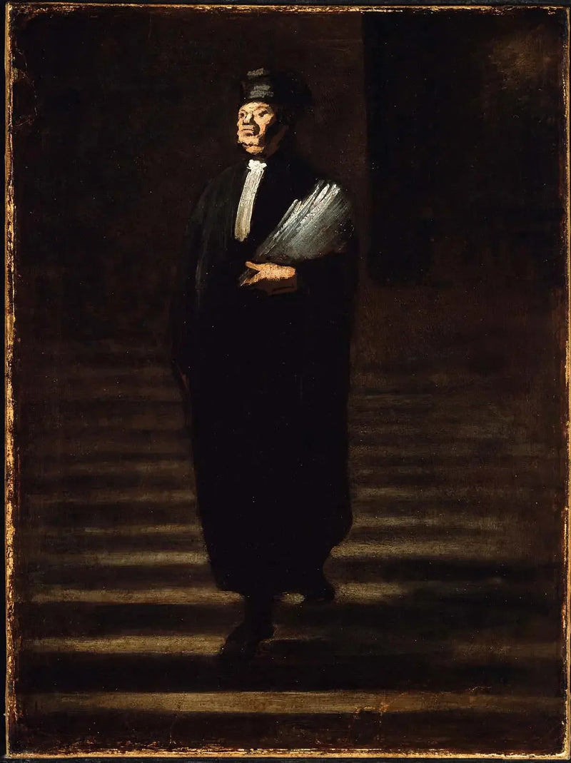 Triumphierender Anwalt - Honoré Daumier