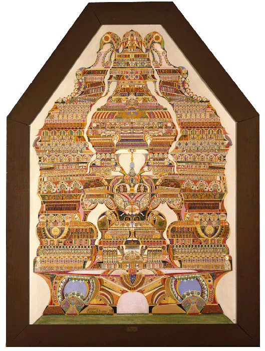 Les grandes oeuvres ne s'élaborent que dans le recueillement et le silence, Augustin Lesage, 1923-1925, huile sur toile