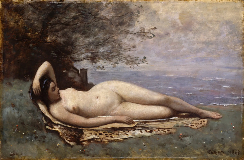 Bacchante am Meerufer - Jean-Baptiste Camille Corot
