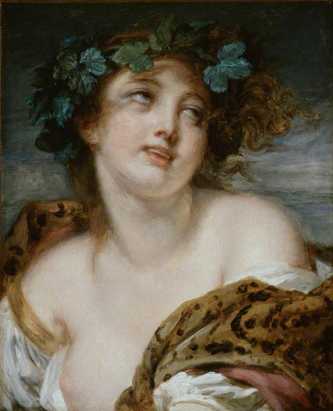 Bacchante - Jean-Baptiste Greuze image 1 copie de tableau peinte à la main