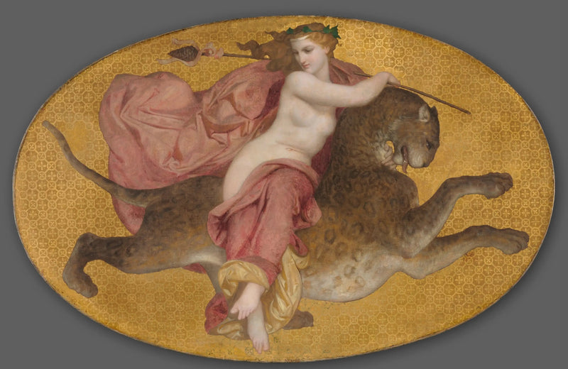 Bacchantin auf einem Panther - Bouguereau