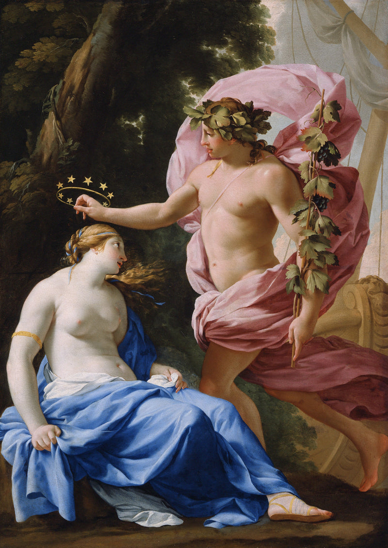 Bacchus und Ariadne - Eustache Le Sueur