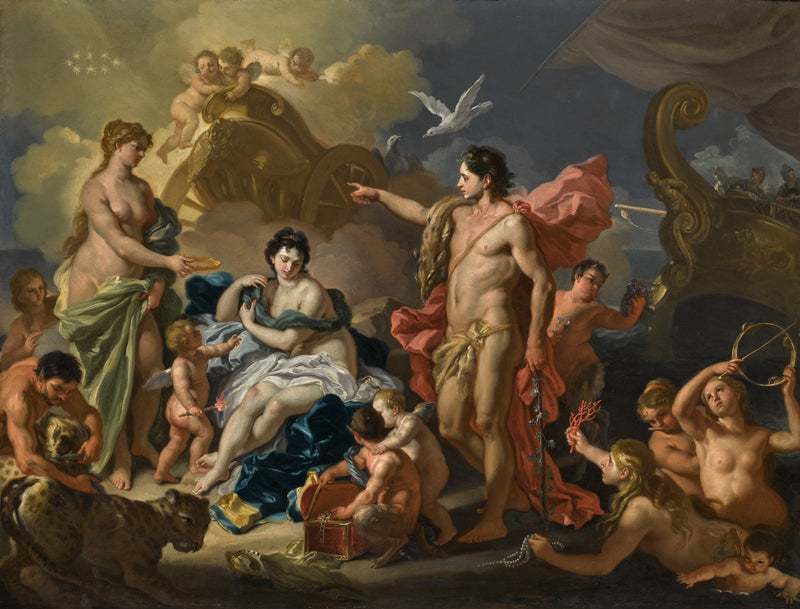 Bacchus und Ariane - Francesco Solimena