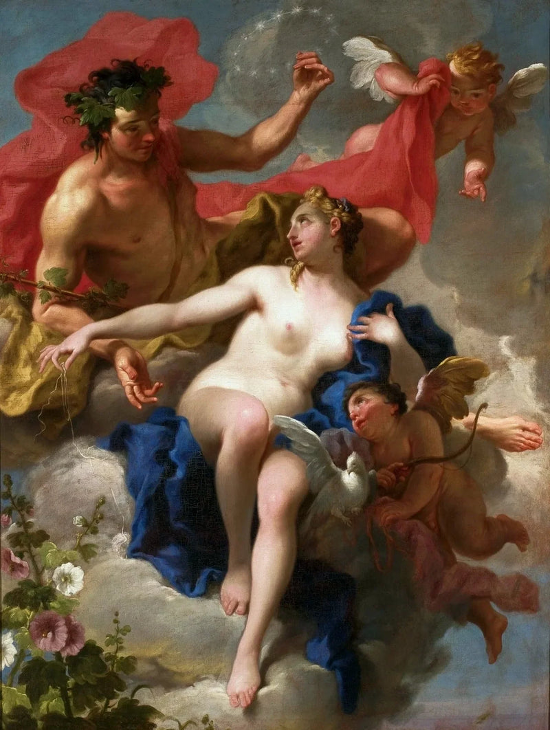 Bacchus und Ariadne - Giovanni Battista Pittoni