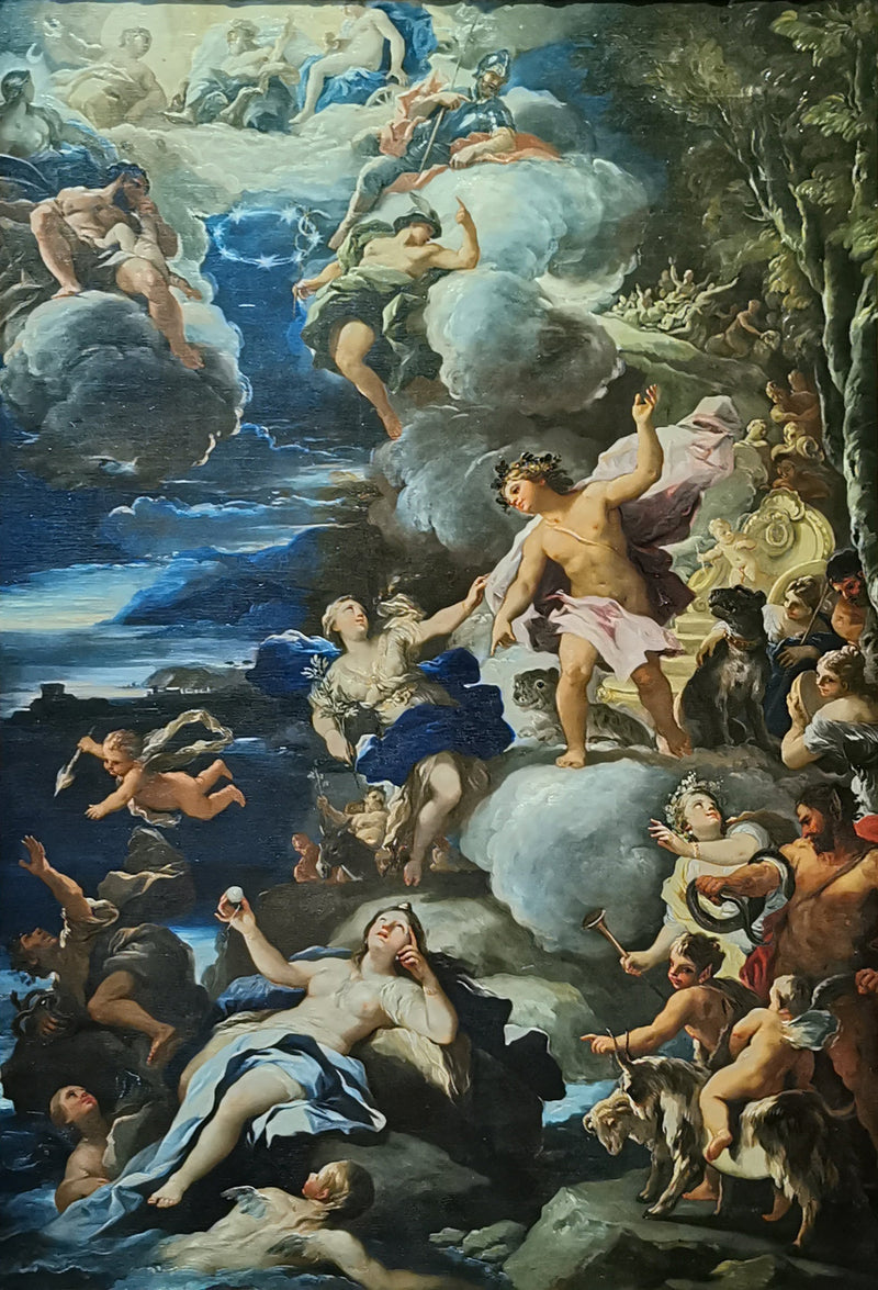 Bacchus und Ariadne - Luca Giordano