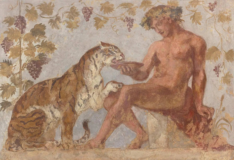 Bacchus und ein Tiger - Eugène Delacroix