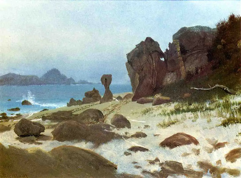 Monterey Bay - Albert Bierstadt