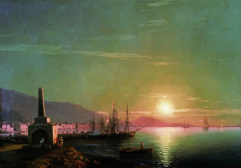 Bucht von Theodosia, Sonnenaufgang - Ivan Aïvazovski