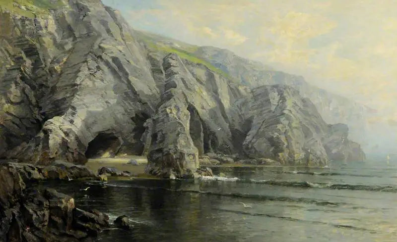 Bucht des Moulin Huet, Guernsey - William Trost Richards