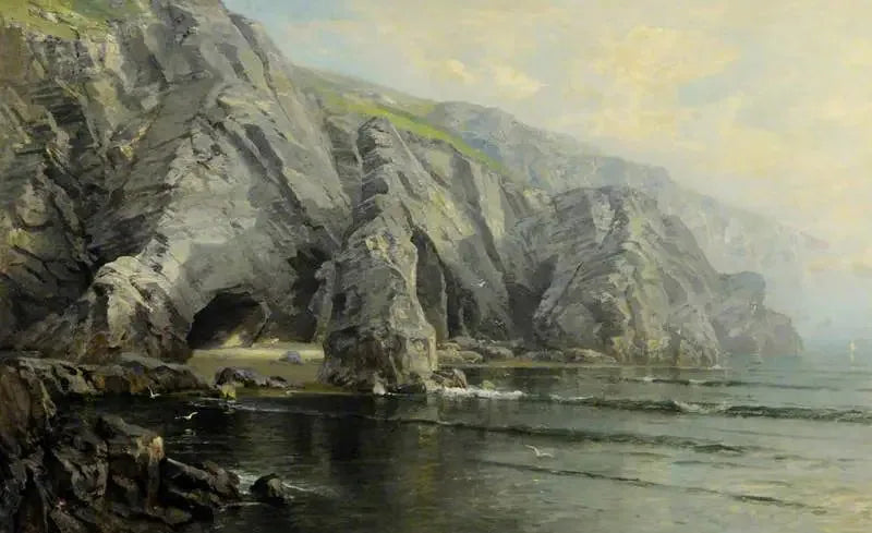 Bucht des Moulin Huet, Guernsey - William Trost Richards