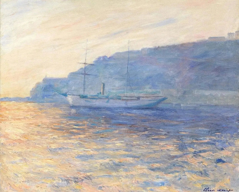 Die Bucht von Monaco W891b - Claude Monet