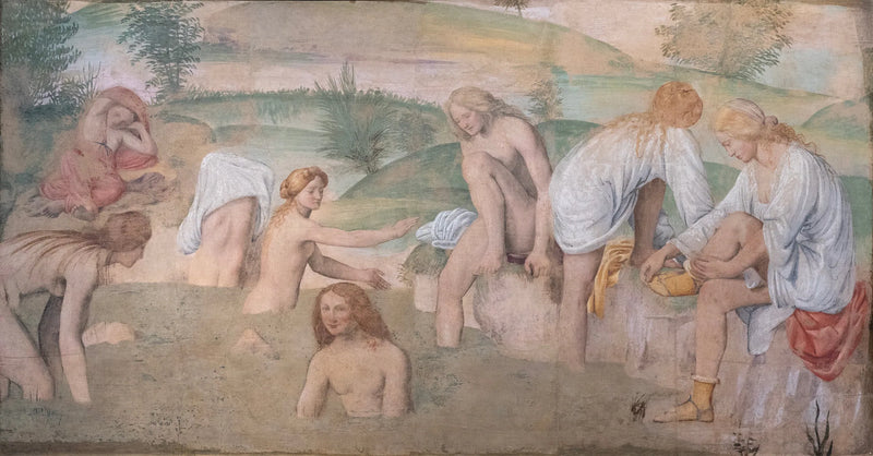 Baden der Mädchen - Bernardino Luini