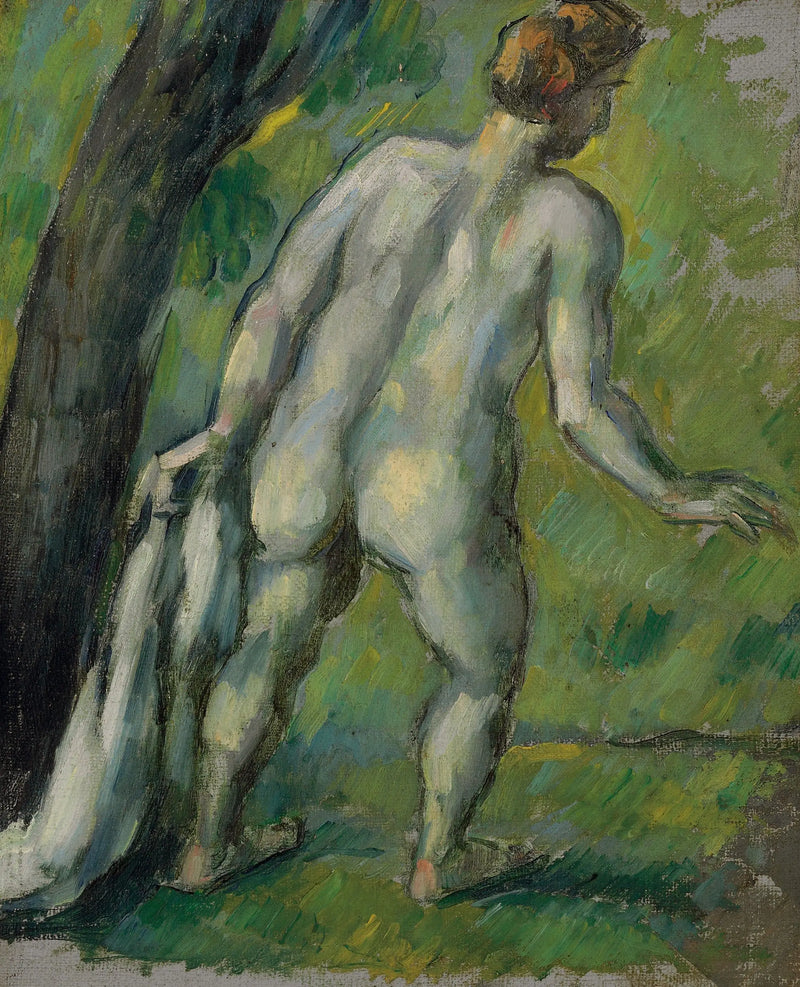 Badender, von hinten gesehen - Paul Cézanne