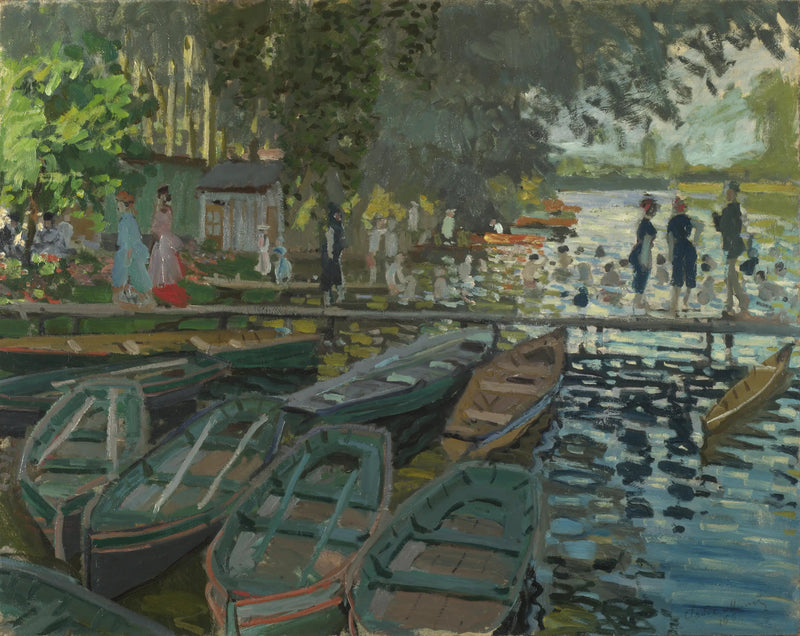 Badende an der Grenouillère - Claude Monet