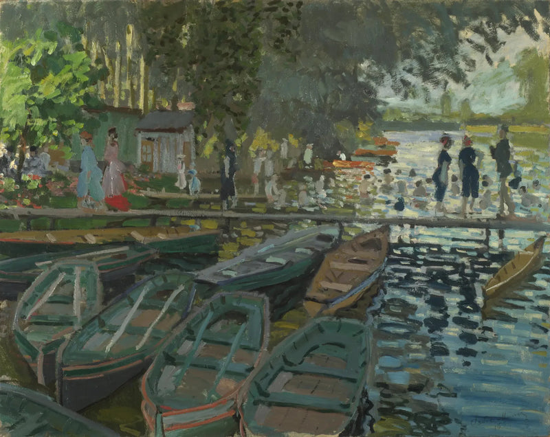 Badende an der Grenouillère - Claude Monet