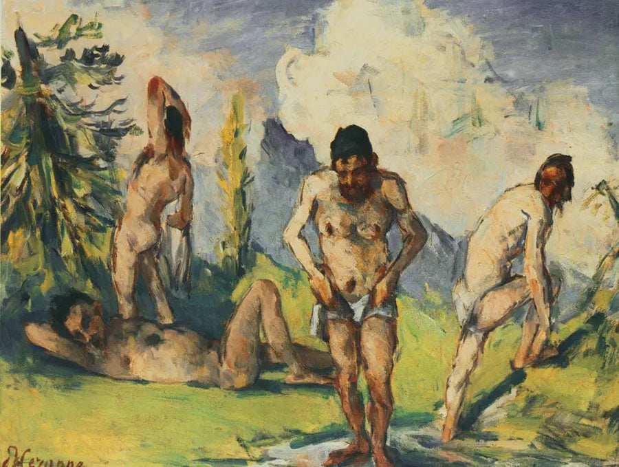 Badende in Ruhe - Paul Cézanne