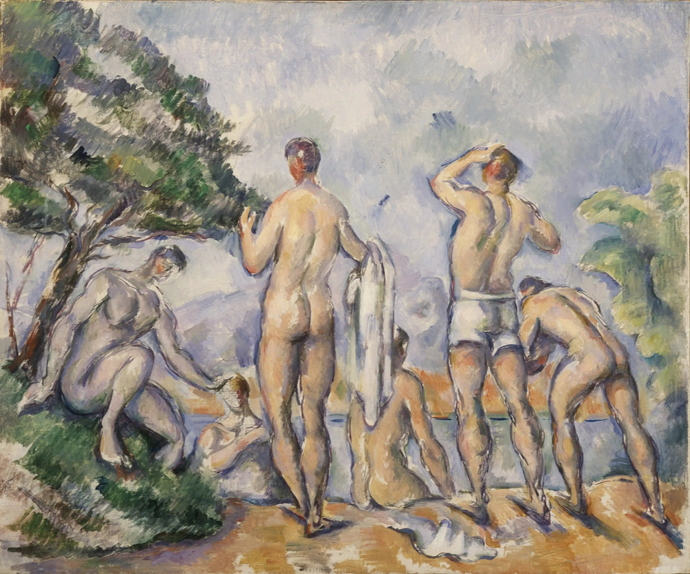 Baigneurs - Paul Cézanne image 1 copie de tableau peinte à la main