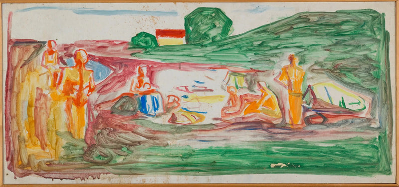 Badende am Strand - Edvard Munch