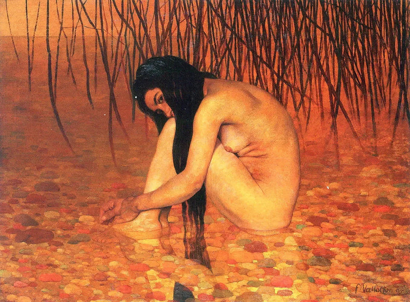 Badende am Schilf - Félix Vallotton