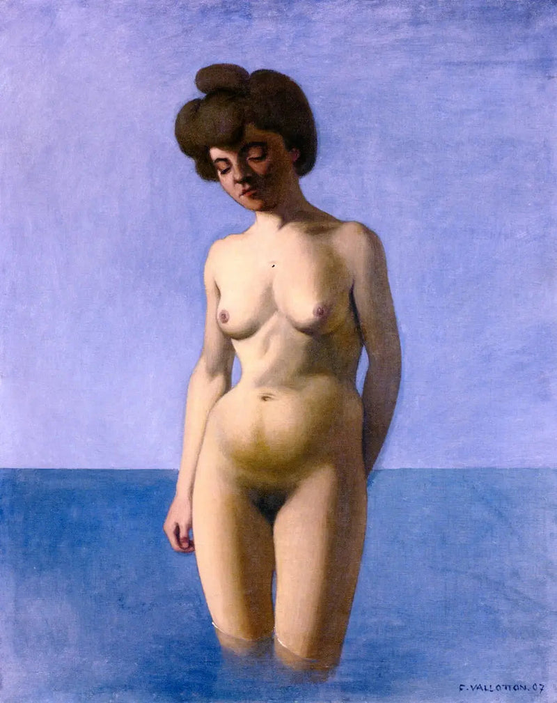 Gesichtsschwimmerin - Félix Vallotton