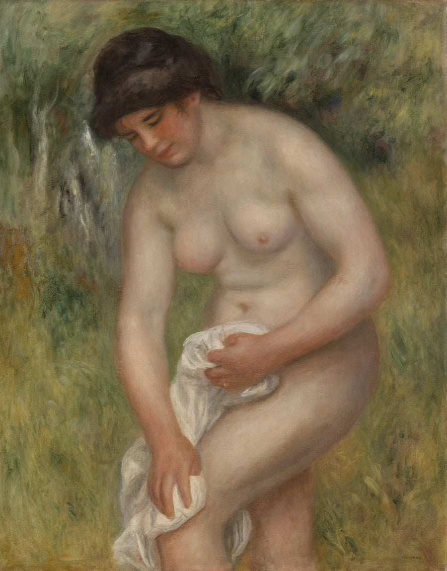 Badende, die sich abtrocknet (Badende, die sich abwischt) - Pierre-Auguste Renoir