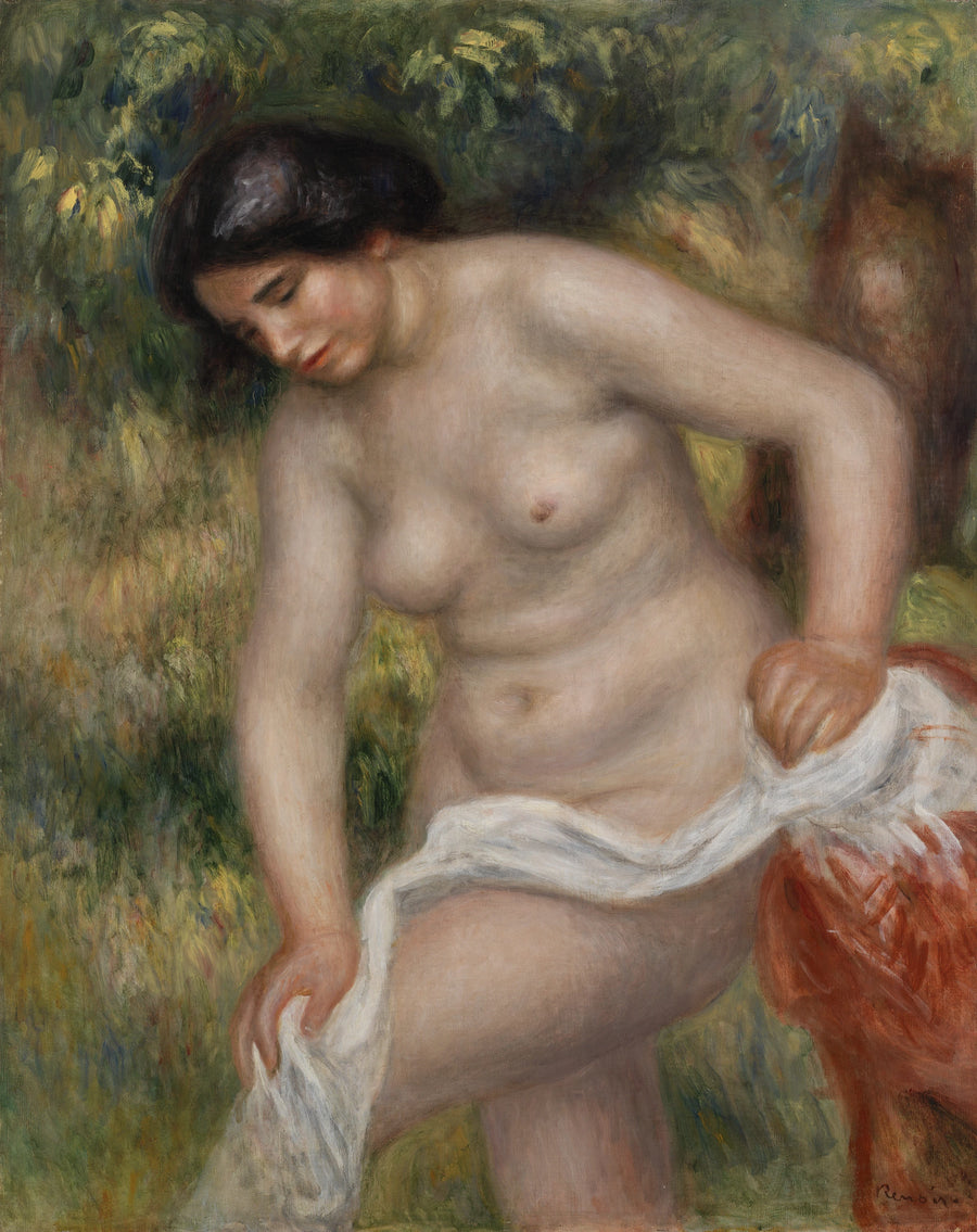 Badende, die sich abtrocknet (Badende, die sich abwischt) - Pierre-Auguste Renoir