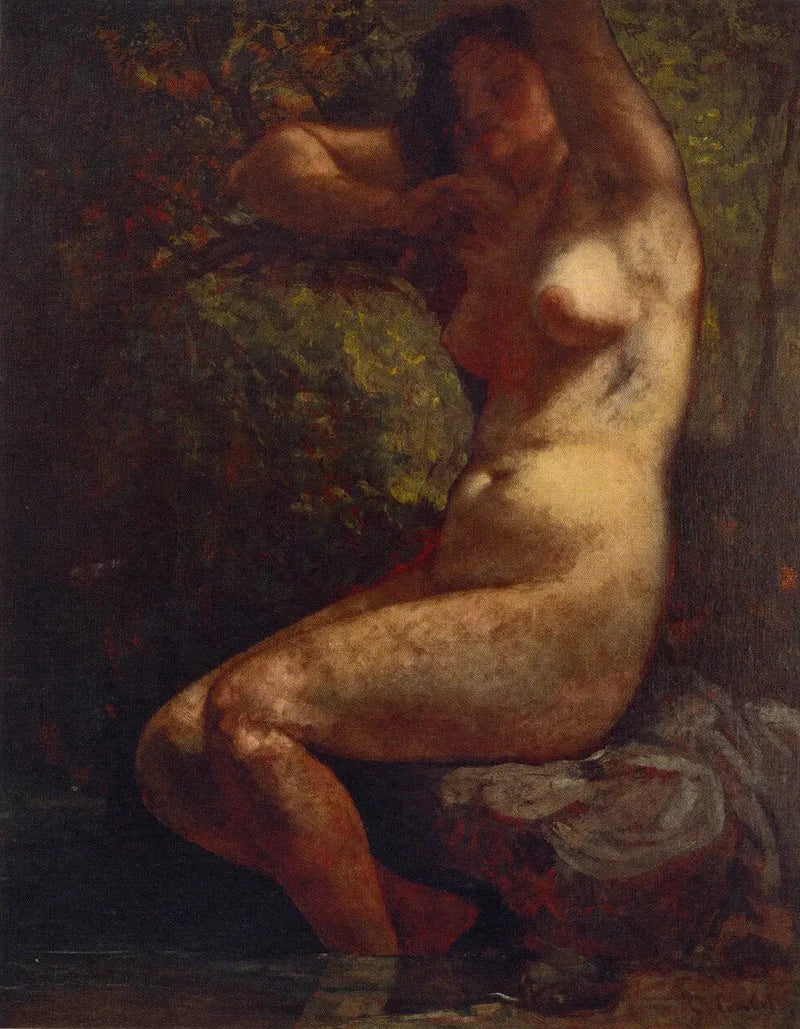 Badende - Gustave Courbet