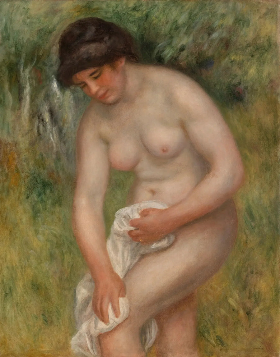 Badende, die sich abtrocknet (Badende, die sich abwischt) - Pierre-Auguste Renoir